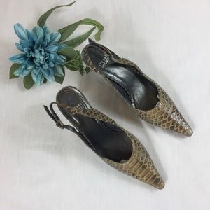 Stuart Weitzman Snakeskin Heels
